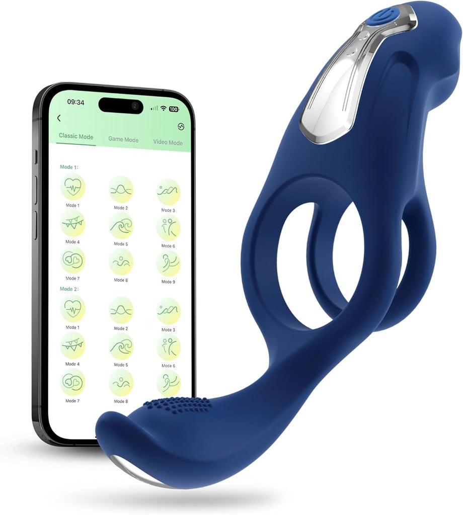 PLAY:VIBE | Dual Cock Ring | App-Controlled | bed geek PLAY:VIBE | Dual Cock Ring | App-Controlled | bed geek